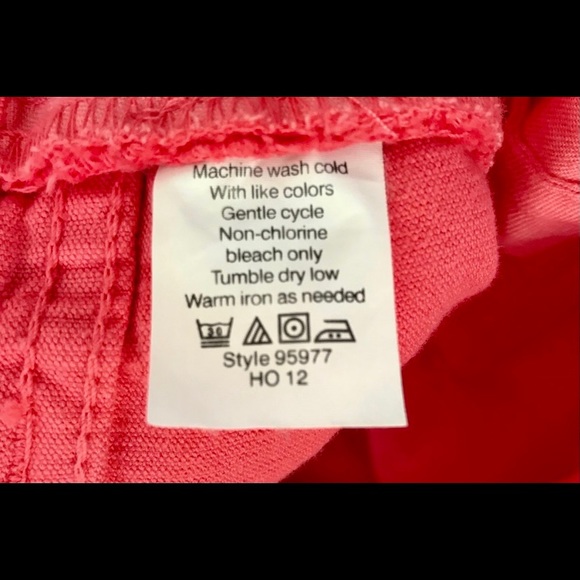 J.Crew toothpick coral cords hip 28 - Picture 4 of 8